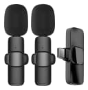 Micrófono Inalámbrico Dual Recargable Corbatero Celular 2 Micrófonos 1