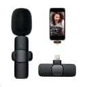 Micrófono Inalámbrico Dual Recargable Corbatero Celular 2 Micrófonos 3