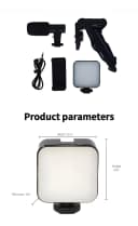 Estabilizador AY-49 Celular Kit Grabación Trípode Micrófono Led 2