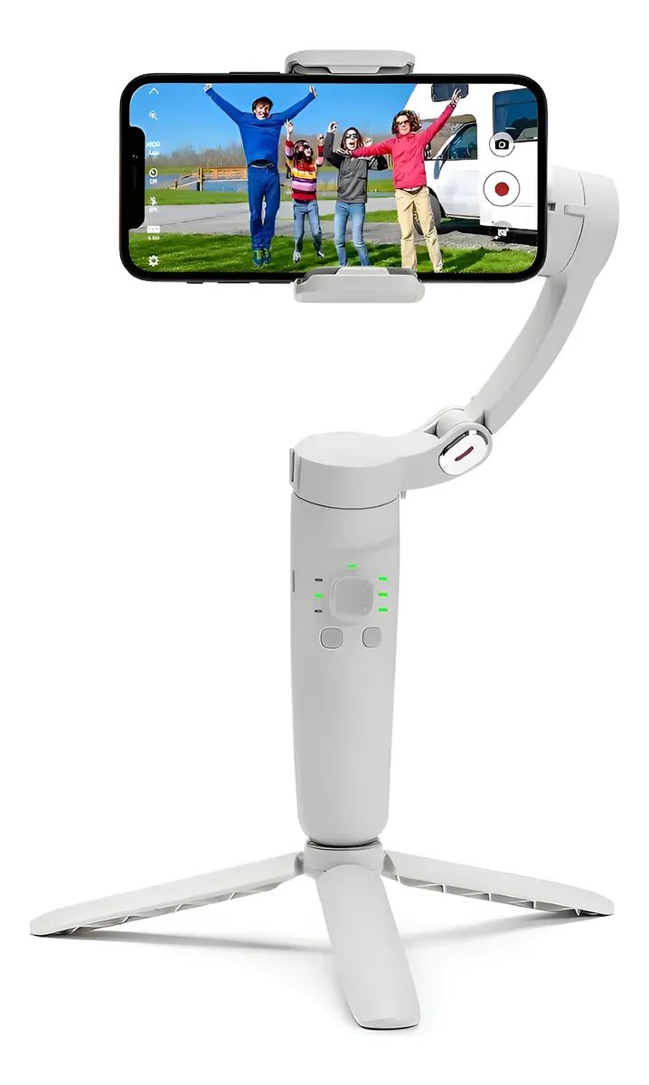 Estabilizador Gimbal 3 Ejes Para Celular Tripode Luz Fotos