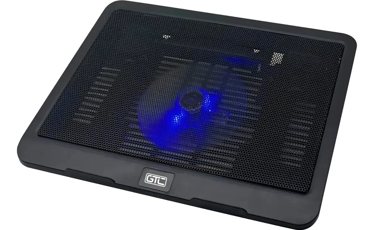 Base Cooler Para Notebook Con Luz Hasta 17 Pulgadas Gtc-013