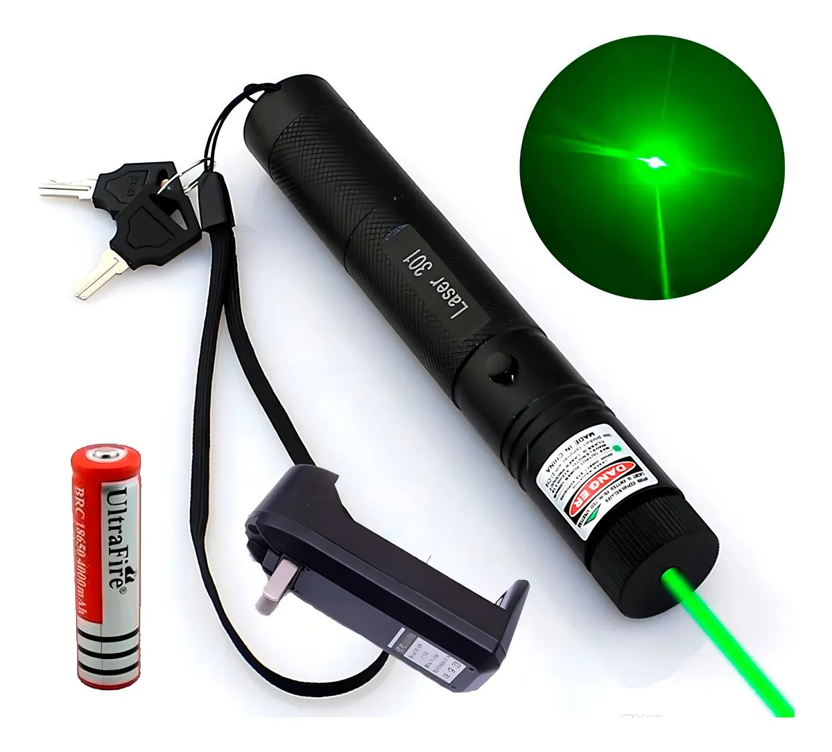 Puntero Laser Verde Potente 10000 Mw Recargable Cargador