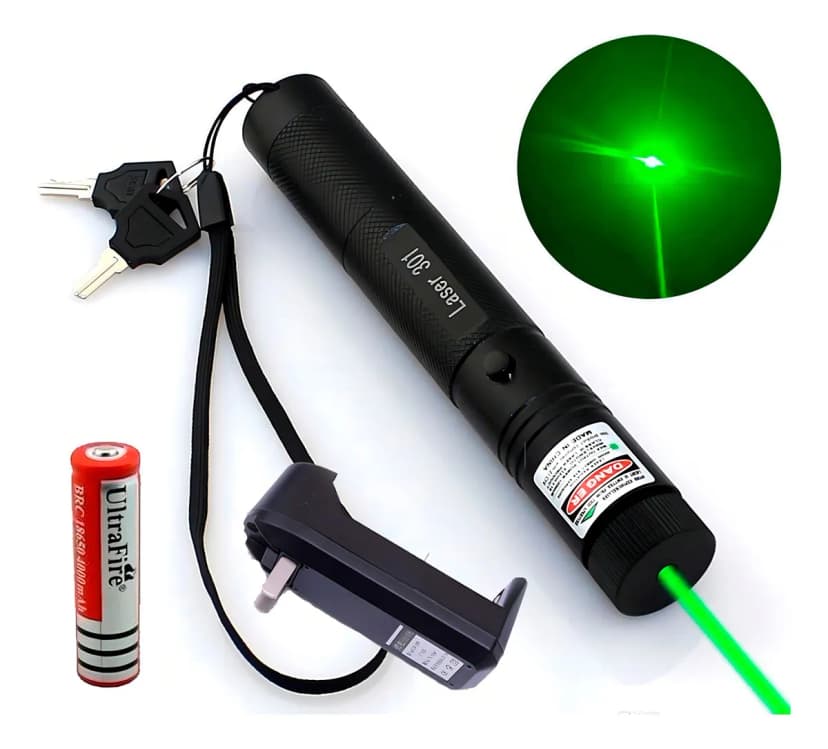 Puntero Laser Verde Potente 10000 Mw Recargable Cargador