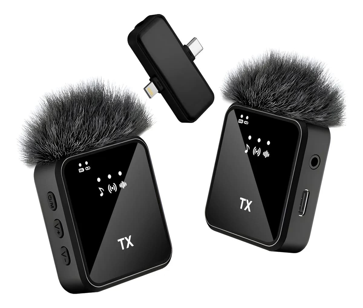 Micrófono Corbatero Receptor 2 En 1 Calidad Premium X 2