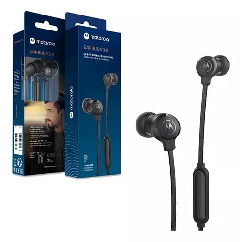 Auriculares Motorola Earbuds 3-s In-ear Wired Mic Manos Libres