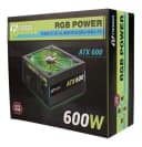 Fuente Alimentacion Pc Atx 600w Luces Led Noga Atx-600 Rgb 2