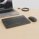 Kit Teclado y Mouse Inalámbrico Bluetooth Noga S5900 QWERTY Español Negro 3
