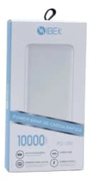 Power Bank Ibek 10.000 mAh 2 USB Tipo C Micro USB Blanco 4