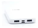 Power Bank Ibek 10.000 mAh 2 USB Tipo C Micro USB Blanco 2